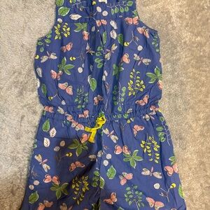 Mini Boden Blue Floral Kids romper 9